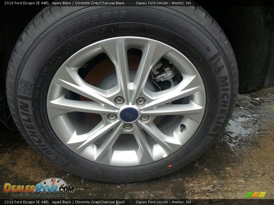 2019 Ford Escape SE 4WD Agate Black / Chromite Gray/Charcoal Black Photo #3