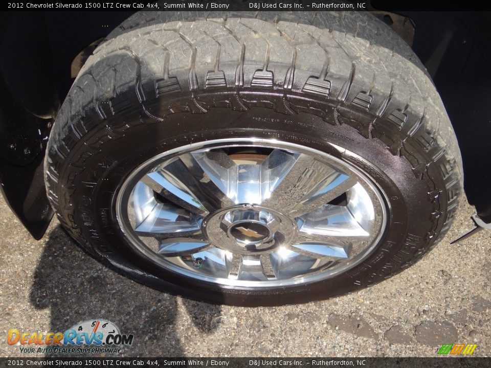 2012 Chevrolet Silverado 1500 LTZ Crew Cab 4x4 Summit White / Ebony Photo #14