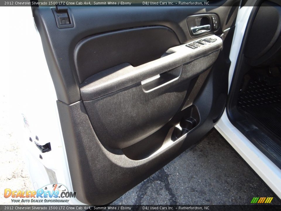 2012 Chevrolet Silverado 1500 LTZ Crew Cab 4x4 Summit White / Ebony Photo #15