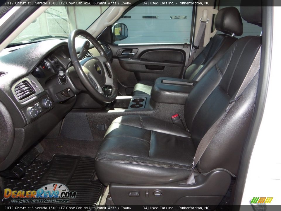2012 Chevrolet Silverado 1500 LTZ Crew Cab 4x4 Summit White / Ebony Photo #17