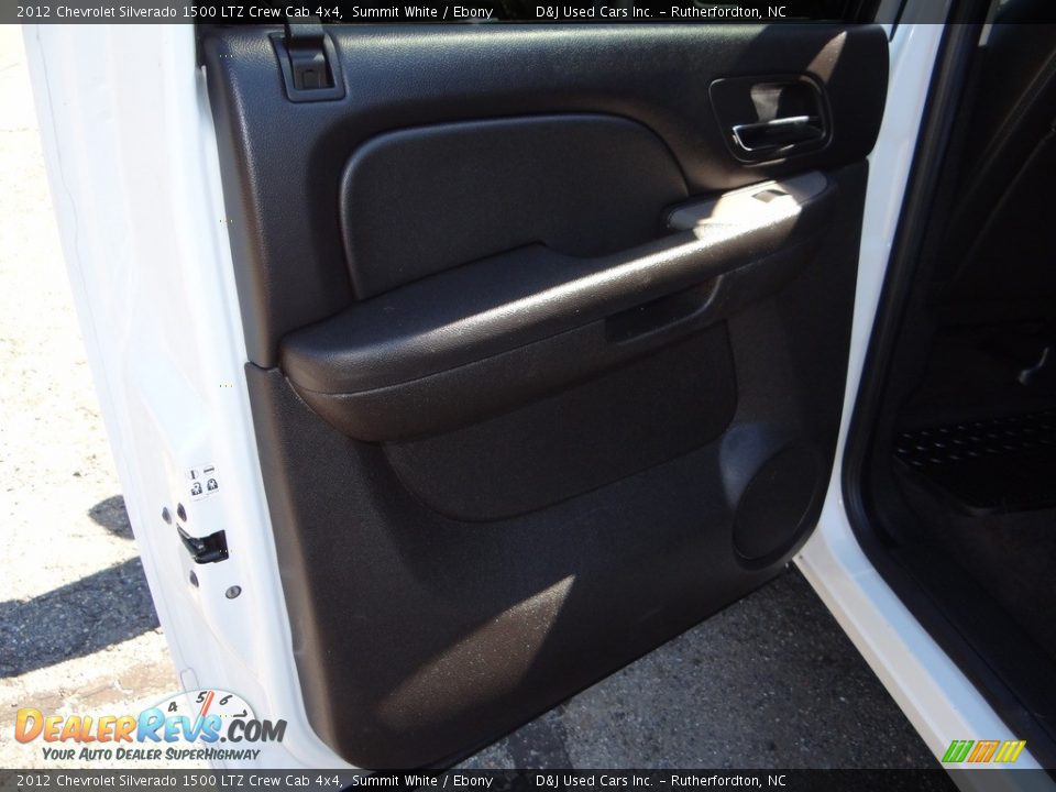 2012 Chevrolet Silverado 1500 LTZ Crew Cab 4x4 Summit White / Ebony Photo #19