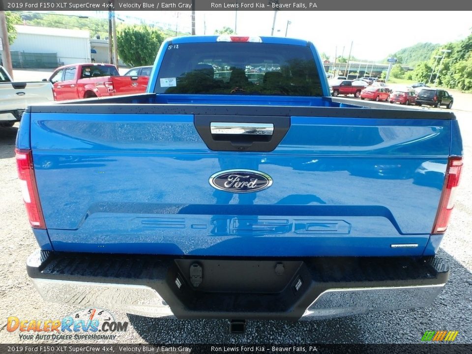 2019 Ford F150 XLT SuperCrew 4x4 Velocity Blue / Earth Gray Photo #3