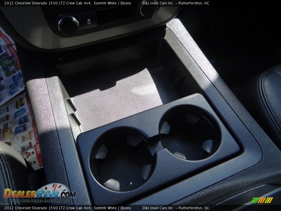 2012 Chevrolet Silverado 1500 LTZ Crew Cab 4x4 Summit White / Ebony Photo #25