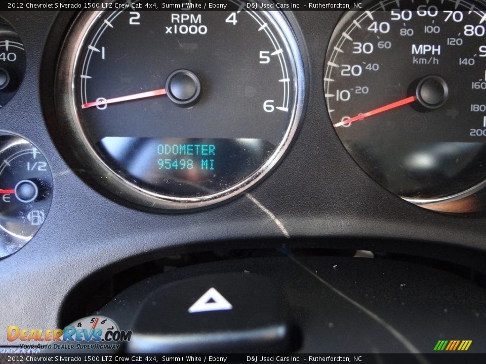 2012 Chevrolet Silverado 1500 LTZ Crew Cab 4x4 Summit White / Ebony Photo #27