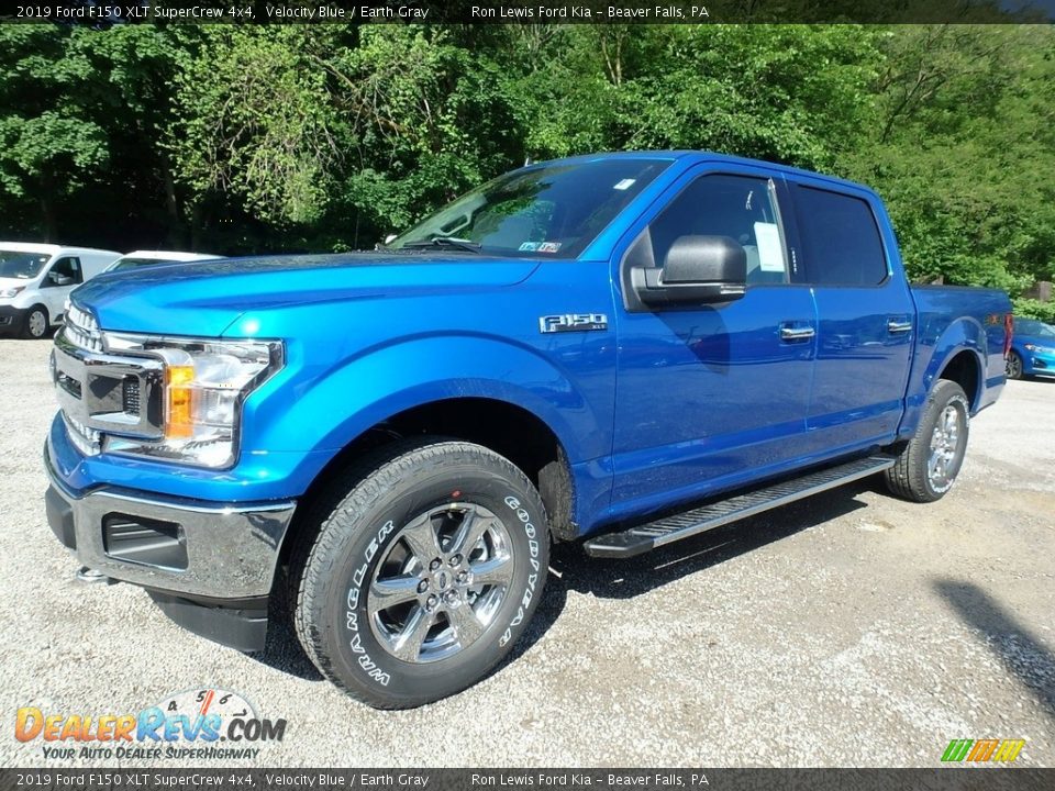 2019 Ford F150 XLT SuperCrew 4x4 Velocity Blue / Earth Gray Photo #6