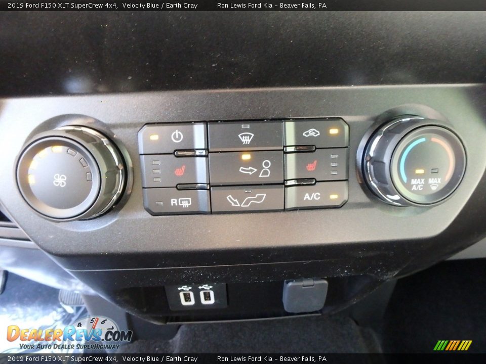 2019 Ford F150 XLT SuperCrew 4x4 Velocity Blue / Earth Gray Photo #19