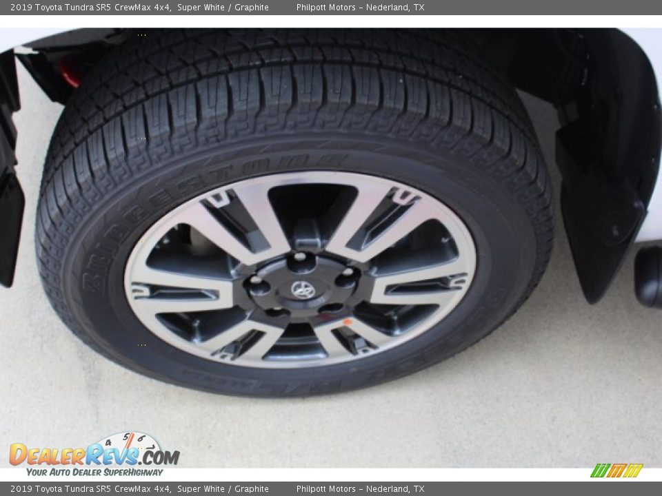 2019 Toyota Tundra SR5 CrewMax 4x4 Super White / Graphite Photo #5