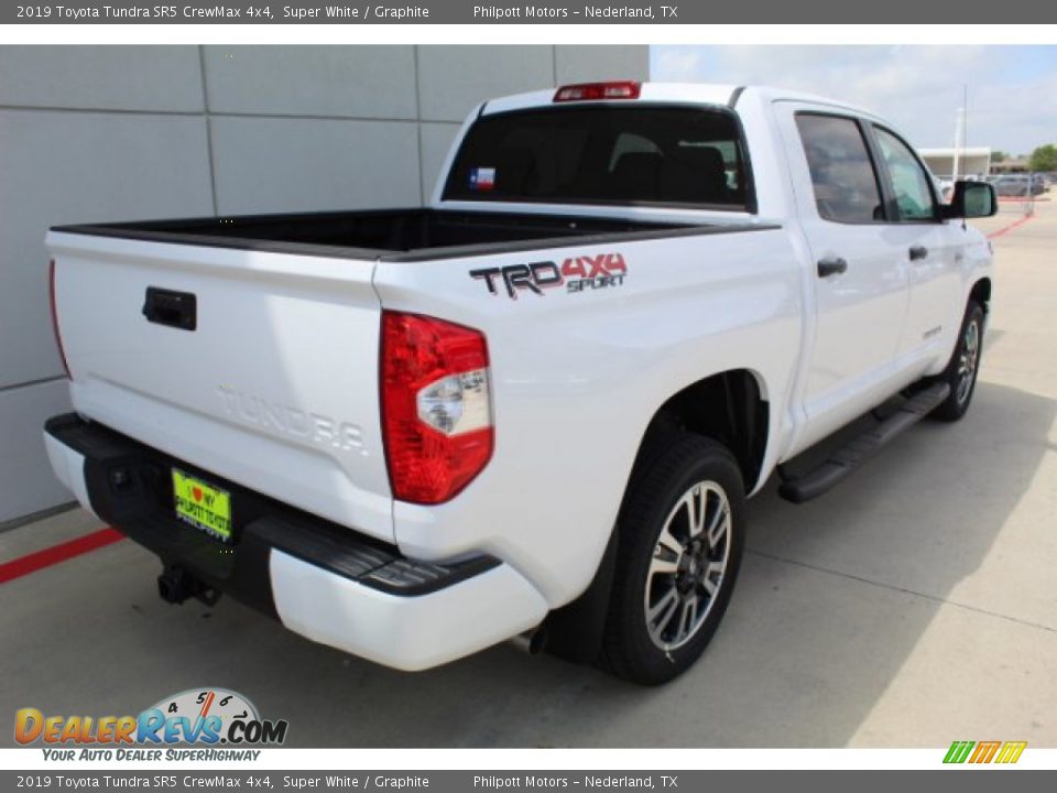 2019 Toyota Tundra SR5 CrewMax 4x4 Super White / Graphite Photo #13