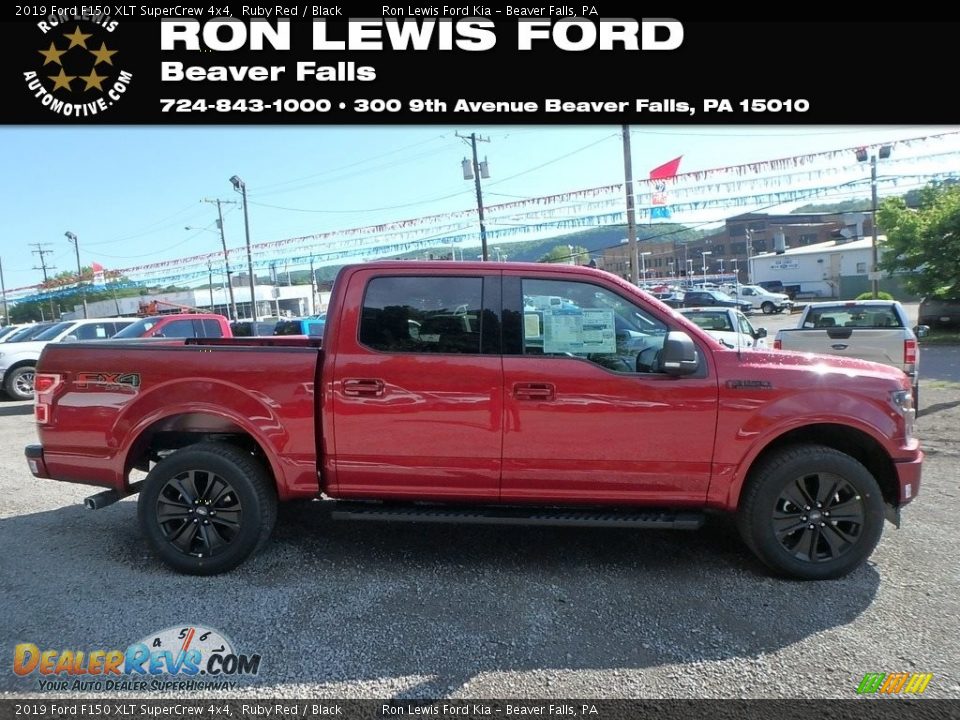 2019 Ford F150 XLT SuperCrew 4x4 Ruby Red / Black Photo #1