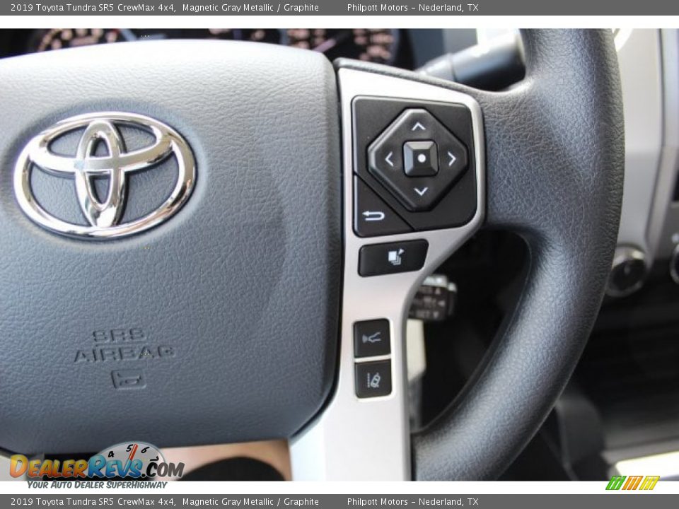 2019 Toyota Tundra SR5 CrewMax 4x4 Magnetic Gray Metallic / Graphite Photo #19