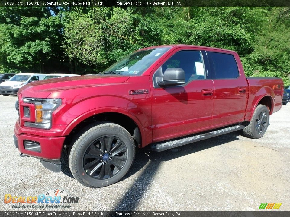 2019 Ford F150 XLT SuperCrew 4x4 Ruby Red / Black Photo #6