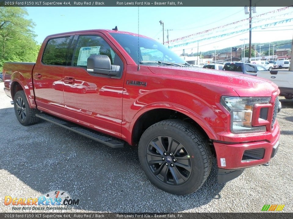 2019 Ford F150 XLT SuperCrew 4x4 Ruby Red / Black Photo #8