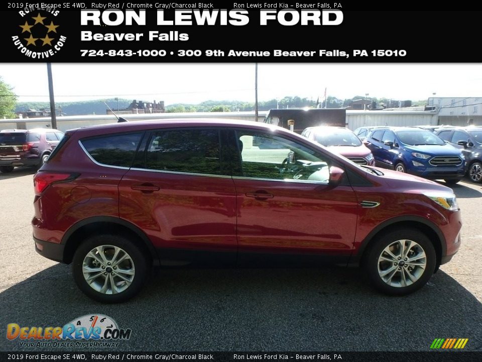 2019 Ford Escape SE 4WD Ruby Red / Chromite Gray/Charcoal Black Photo #1
