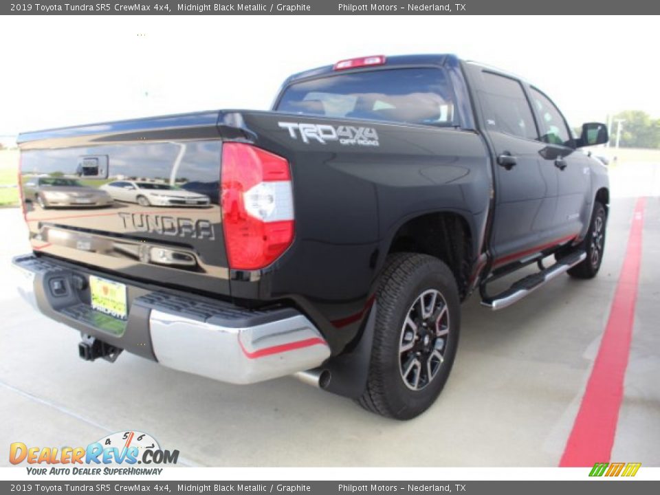 2019 Toyota Tundra SR5 CrewMax 4x4 Midnight Black Metallic / Graphite Photo #8