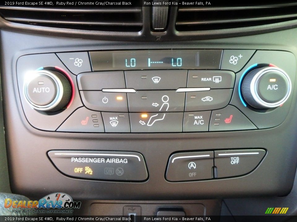 2019 Ford Escape SE 4WD Ruby Red / Chromite Gray/Charcoal Black Photo #20