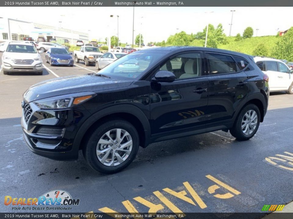 2019 Hyundai Tucson SE AWD Black Noir Pearl / Gray Photo #7