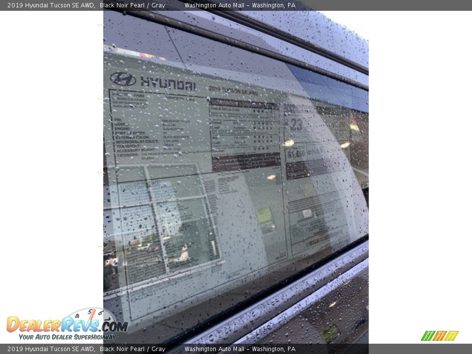 2019 Hyundai Tucson SE AWD Black Noir Pearl / Gray Photo #16