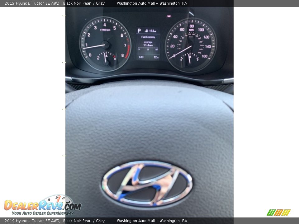 2019 Hyundai Tucson SE AWD Black Noir Pearl / Gray Photo #31