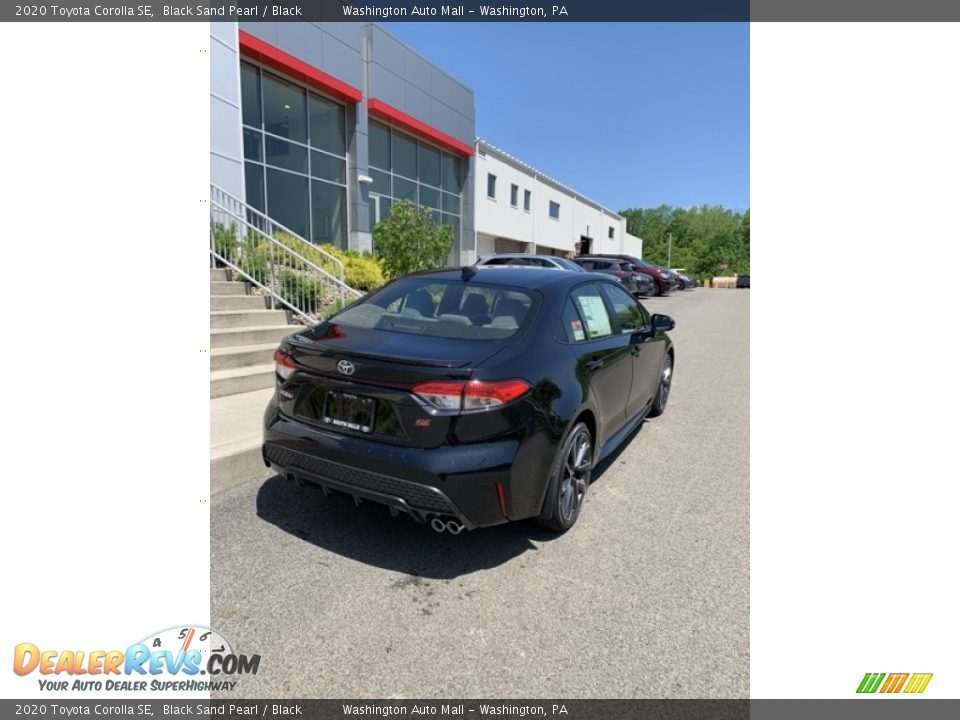 2020 Toyota Corolla SE Black Sand Pearl / Black Photo #6