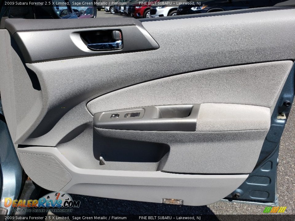 2009 Subaru Forester 2.5 X Limited Sage Green Metallic / Platinum Photo #10