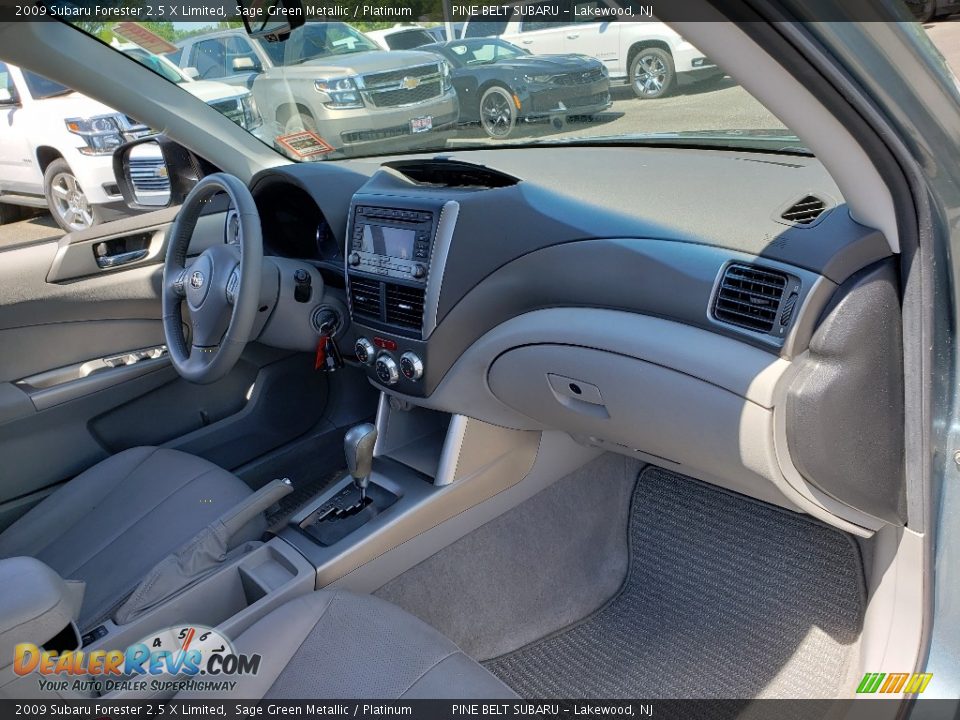 2009 Subaru Forester 2.5 X Limited Sage Green Metallic / Platinum Photo #11