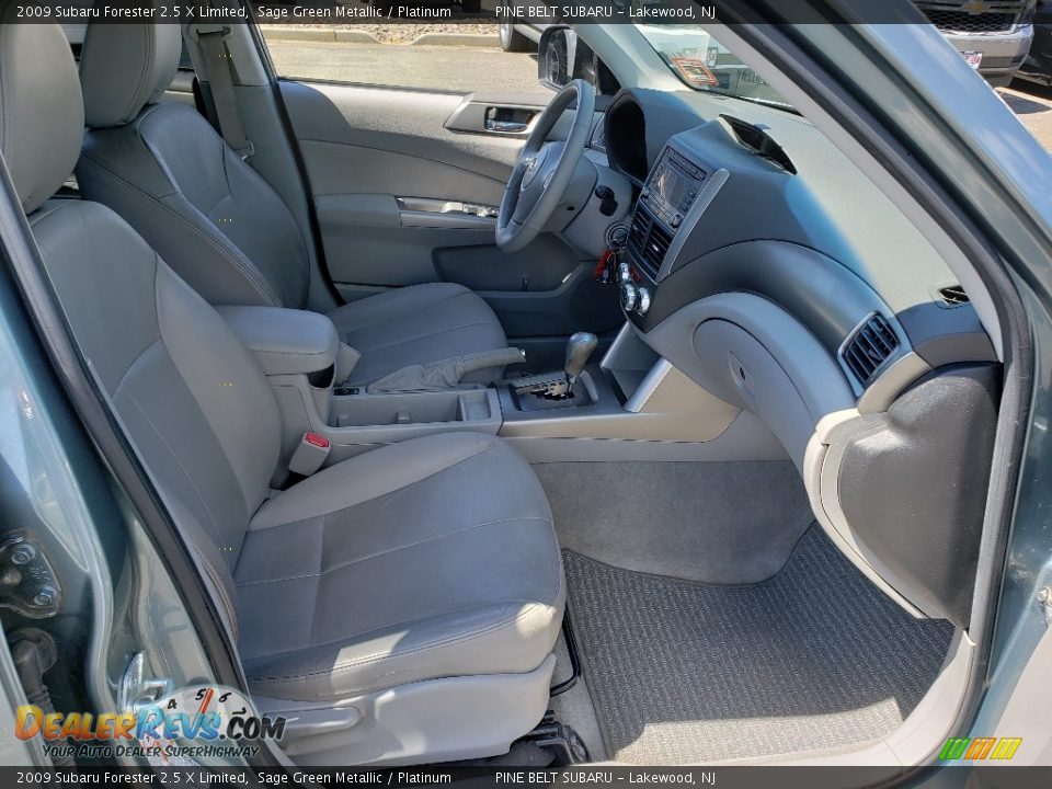 2009 Subaru Forester 2.5 X Limited Sage Green Metallic / Platinum Photo #12