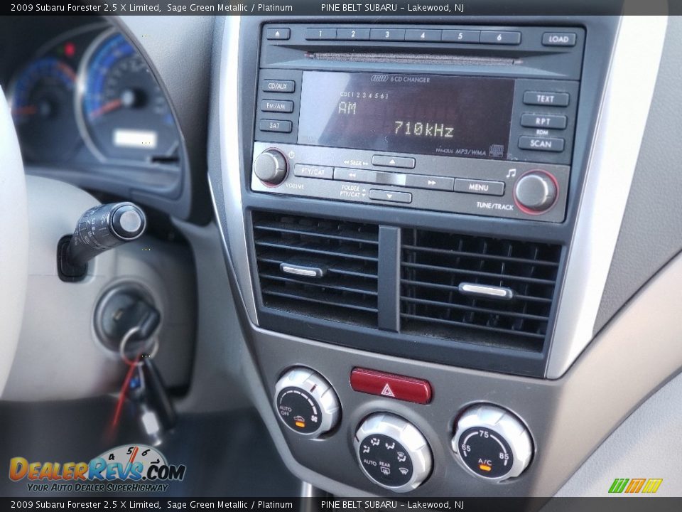 2009 Subaru Forester 2.5 X Limited Sage Green Metallic / Platinum Photo #14