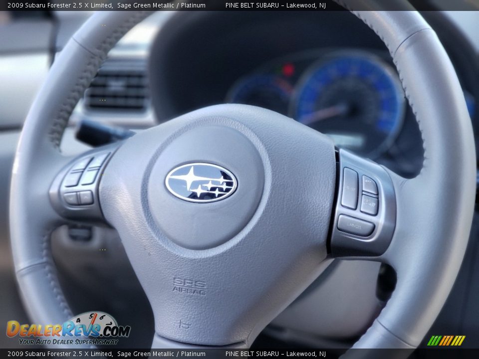 2009 Subaru Forester 2.5 X Limited Sage Green Metallic / Platinum Photo #15