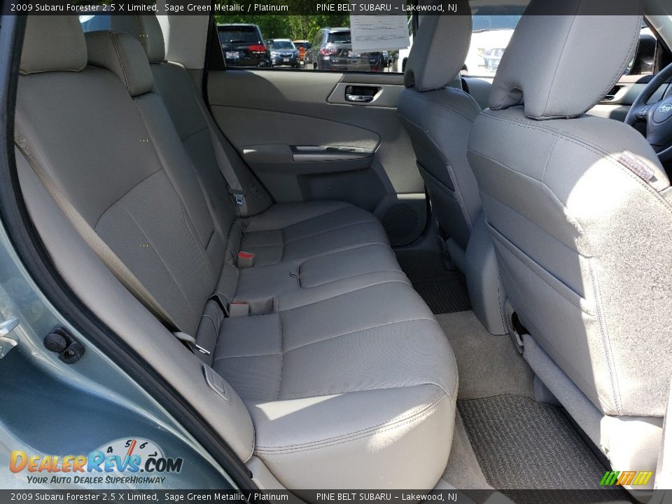 2009 Subaru Forester 2.5 X Limited Sage Green Metallic / Platinum Photo #17