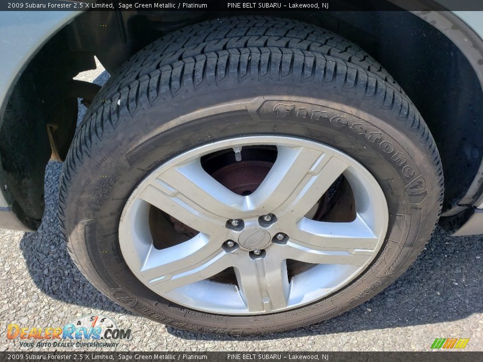 2009 Subaru Forester 2.5 X Limited Sage Green Metallic / Platinum Photo #18