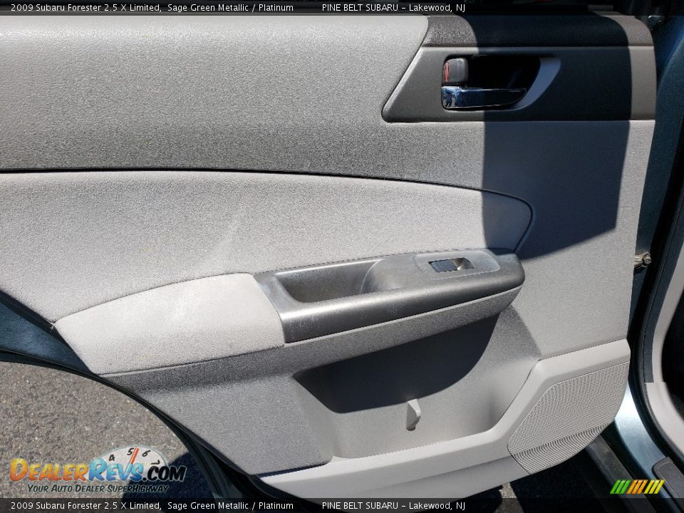2009 Subaru Forester 2.5 X Limited Sage Green Metallic / Platinum Photo #22
