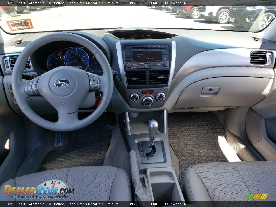 2009 Subaru Forester 2.5 X Limited Sage Green Metallic / Platinum Photo #24