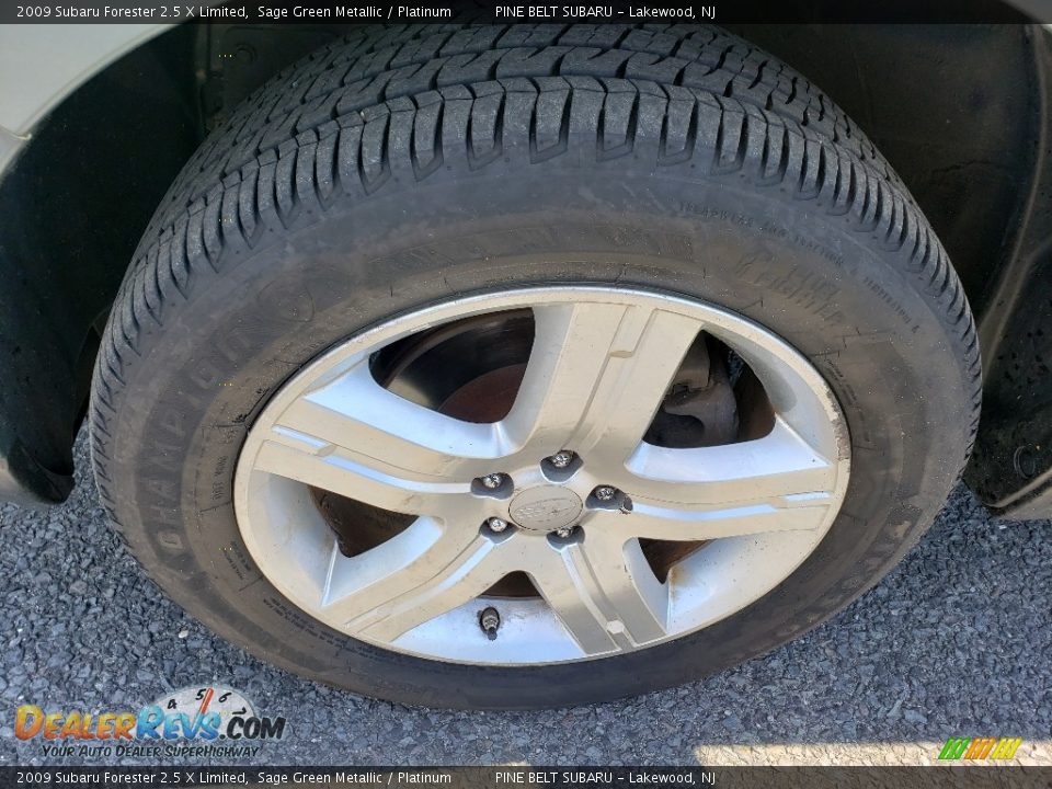 2009 Subaru Forester 2.5 X Limited Sage Green Metallic / Platinum Photo #26