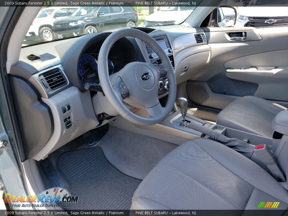 2009 Subaru Forester 2.5 X Limited Sage Green Metallic / Platinum Photo #27
