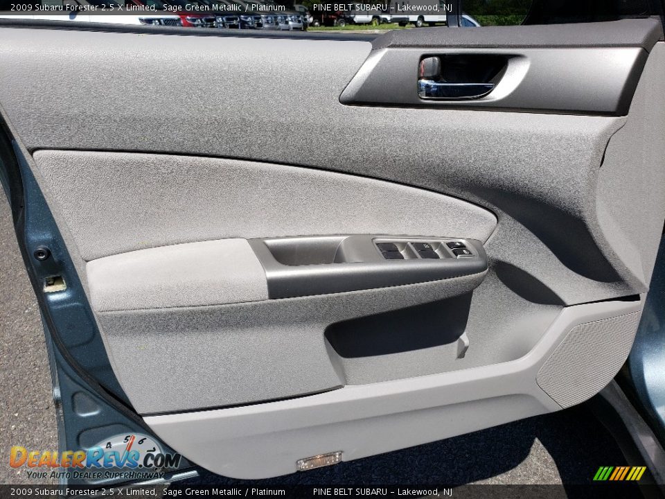 2009 Subaru Forester 2.5 X Limited Sage Green Metallic / Platinum Photo #28