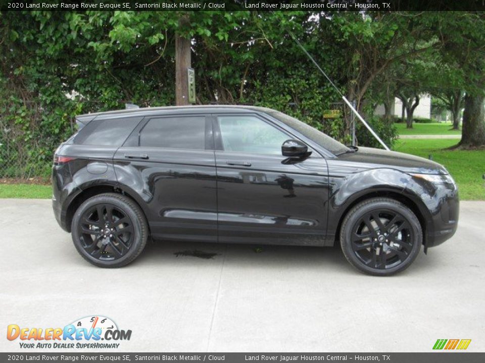 Santorini Black Metallic 2020 Land Rover Range Rover Evoque SE Photo #6