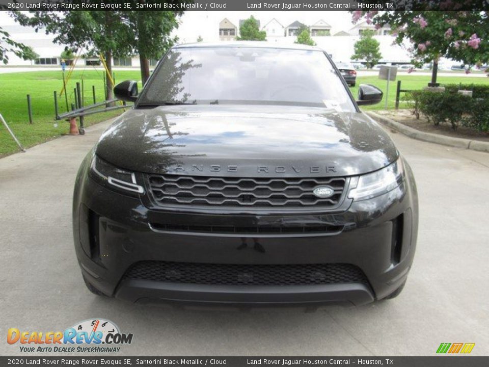 2020 Land Rover Range Rover Evoque SE Santorini Black Metallic / Cloud Photo #9