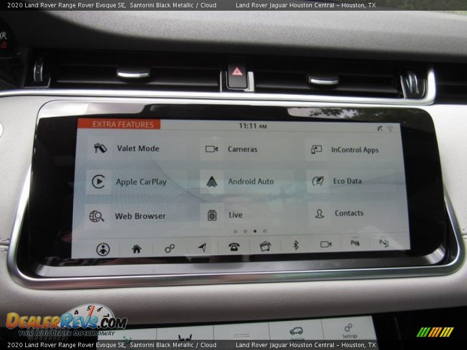 2020 Land Rover Range Rover Evoque SE Santorini Black Metallic / Cloud Photo #31