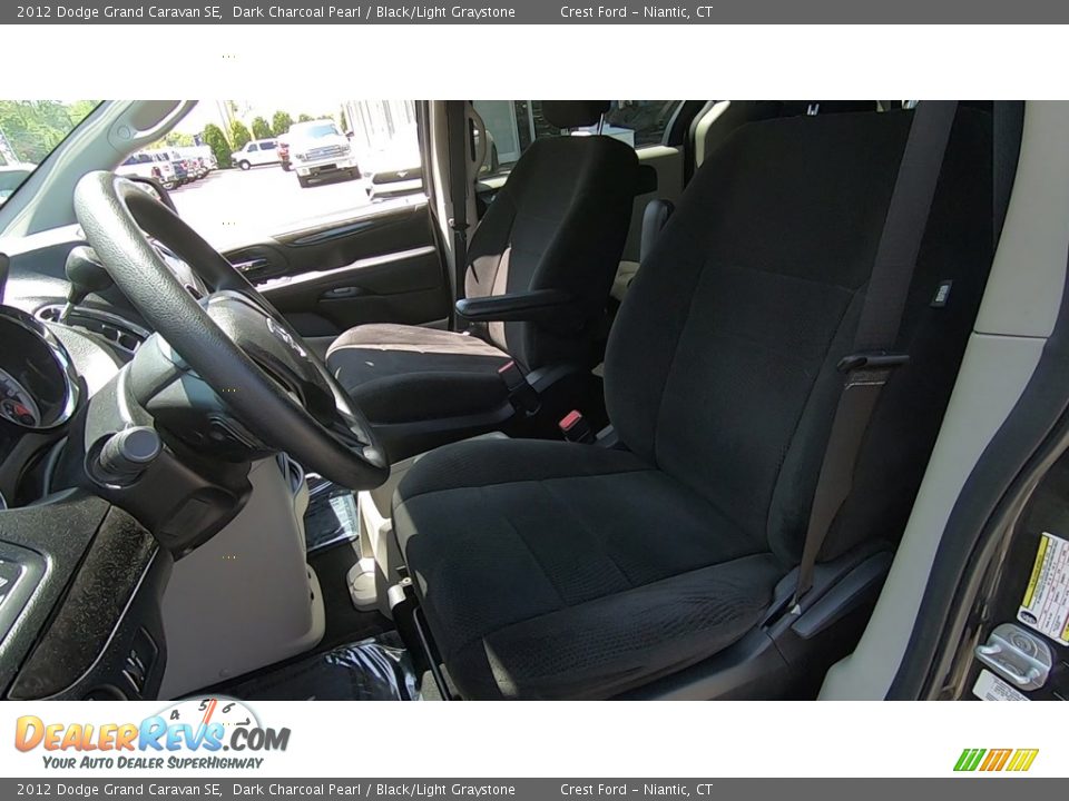 2012 Dodge Grand Caravan SE Dark Charcoal Pearl / Black/Light Graystone Photo #11