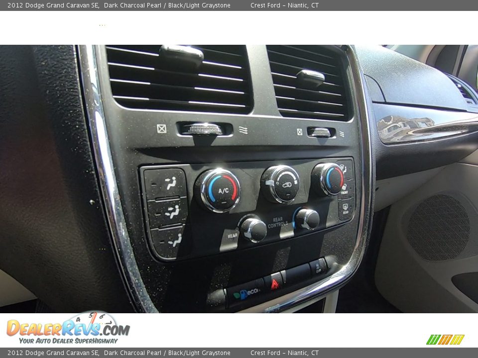 2012 Dodge Grand Caravan SE Dark Charcoal Pearl / Black/Light Graystone Photo #15