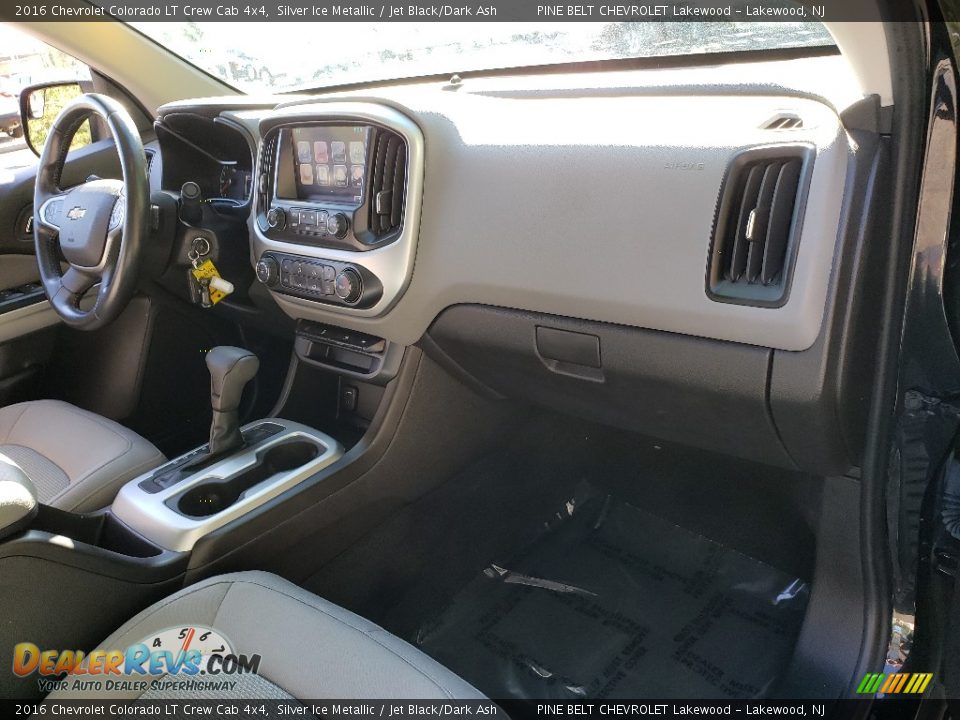 2016 Chevrolet Colorado LT Crew Cab 4x4 Silver Ice Metallic / Jet Black/Dark Ash Photo #11