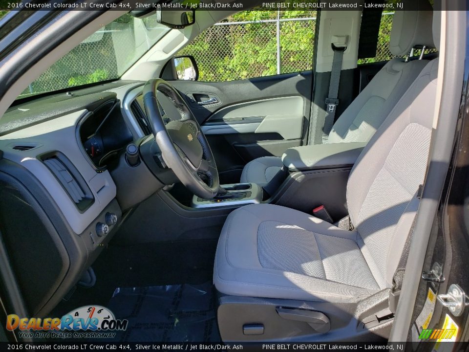 2016 Chevrolet Colorado LT Crew Cab 4x4 Silver Ice Metallic / Jet Black/Dark Ash Photo #28