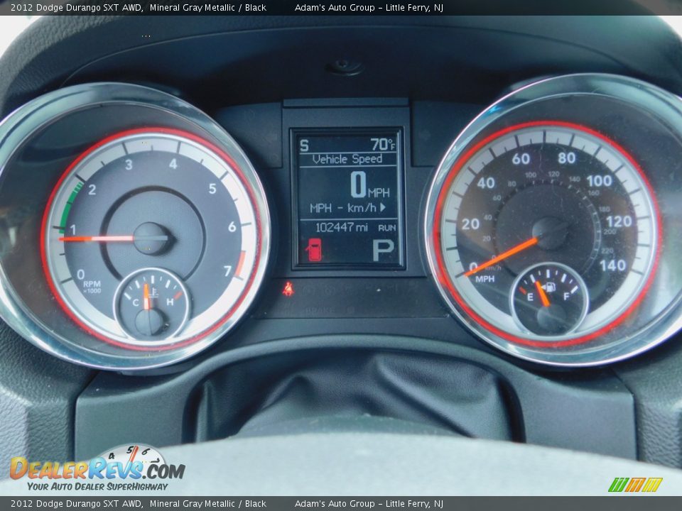 2012 Dodge Durango SXT AWD Mineral Gray Metallic / Black Photo #17