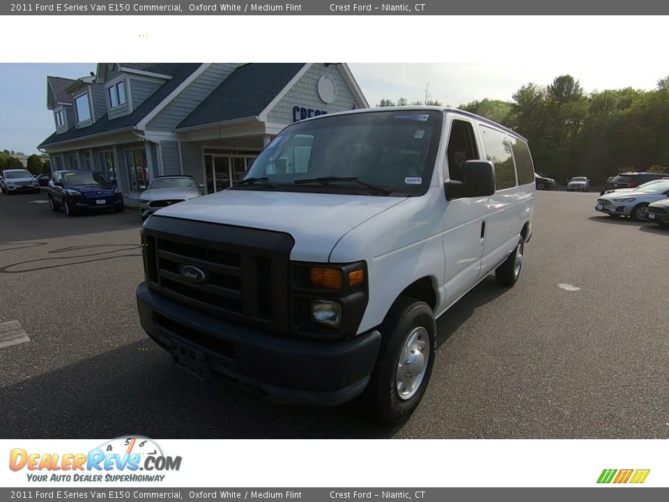 2011 Ford E Series Van E150 Commercial Oxford White / Medium Flint Photo #3
