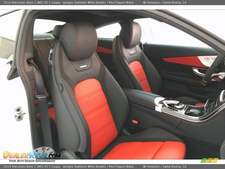 Front Seat of 2019 Mercedes-Benz C AMG 63 S Coupe Photo #5
