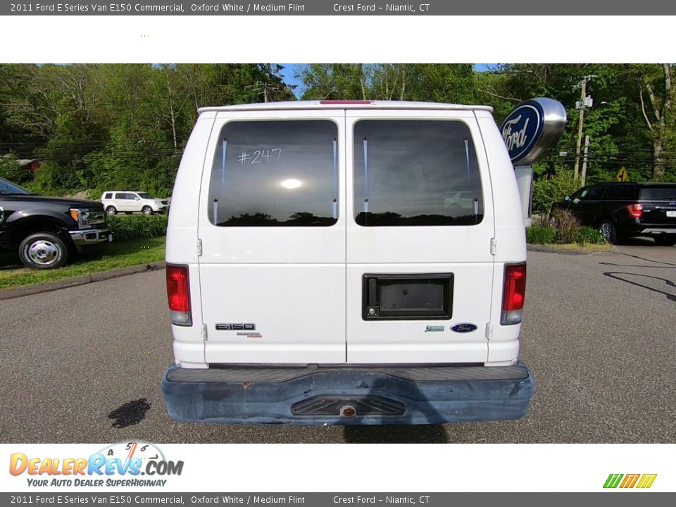 2011 Ford E Series Van E150 Commercial Oxford White / Medium Flint Photo #6