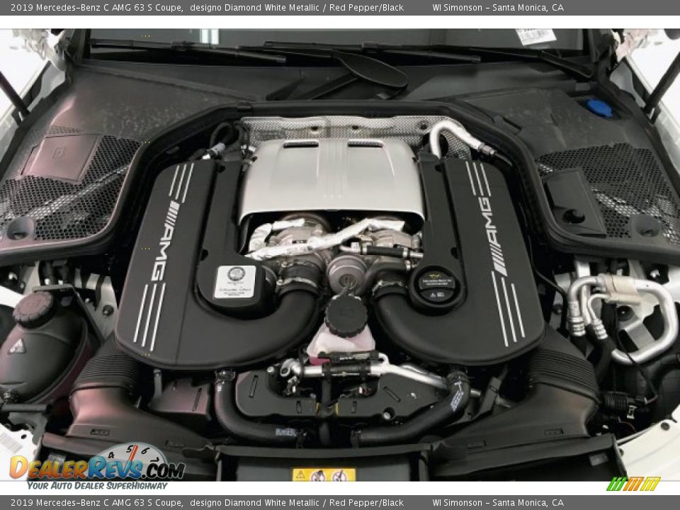 2019 Mercedes-Benz C AMG 63 S Coupe 4.0 Liter biturbo DOHC 32-Valve VVT V8 Engine Photo #8