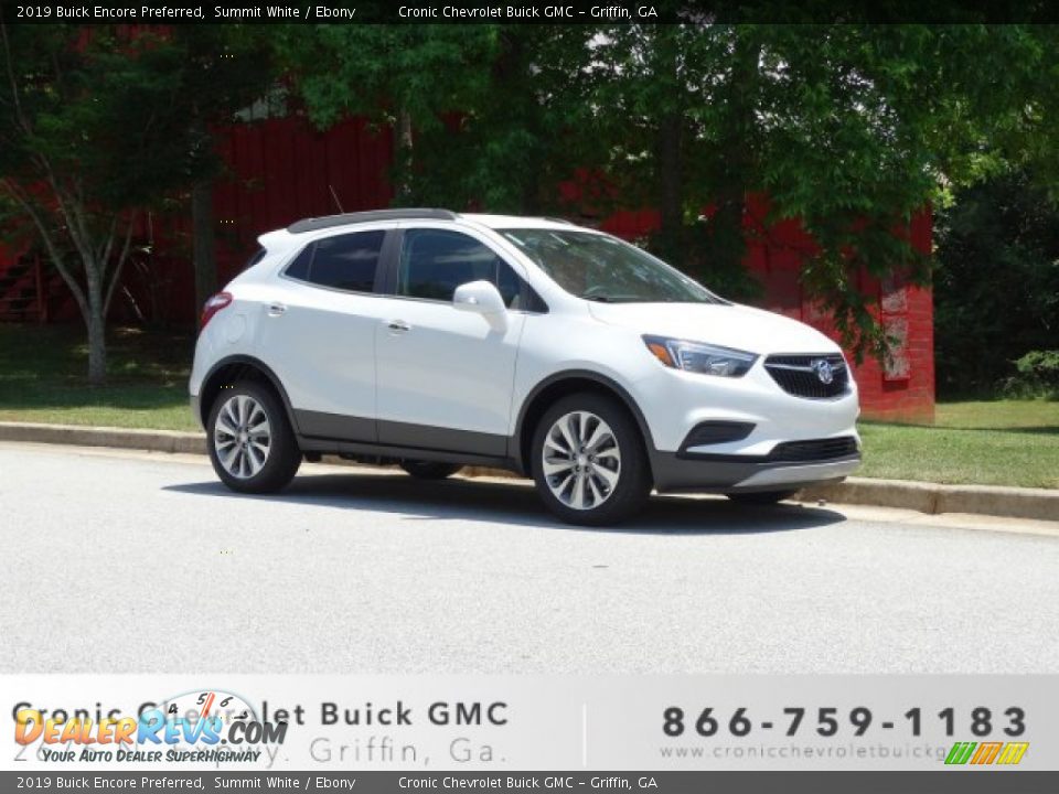 2019 Buick Encore Preferred Summit White / Ebony Photo #1