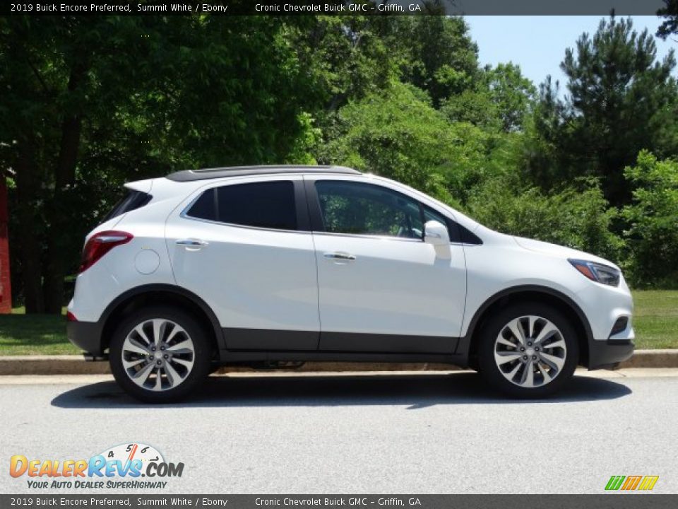 2019 Buick Encore Preferred Summit White / Ebony Photo #2