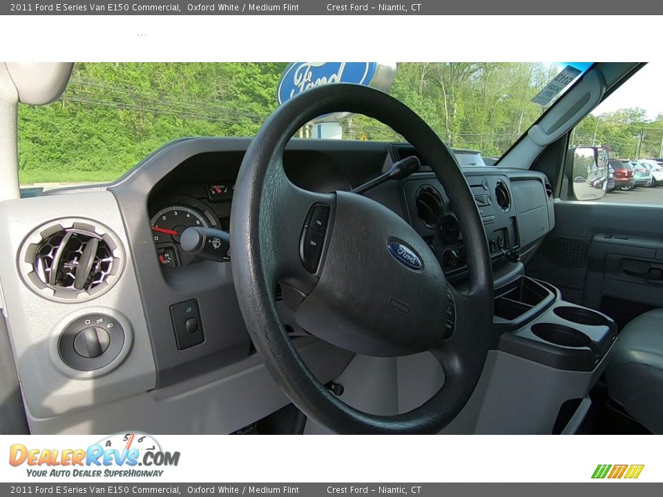 2011 Ford E Series Van E150 Commercial Oxford White / Medium Flint Photo #10